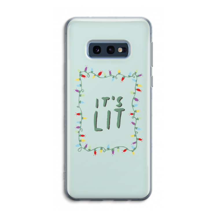 It's Lit: Samsung Galaxy S10e Transparant Hoesje