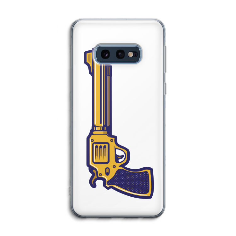 Pew Pew Pew: Samsung Galaxy S10e Transparant Hoesje