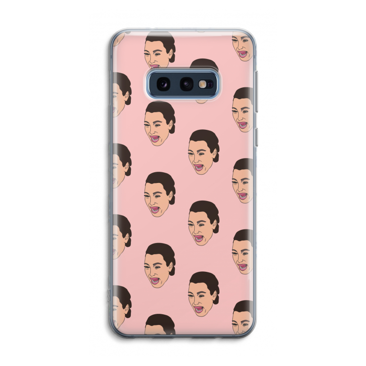 Ugly Cry Call: Samsung Galaxy S10e Transparant Hoesje
