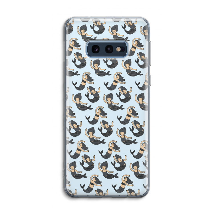 Zeemeermin: Samsung Galaxy S10e Transparant Hoesje