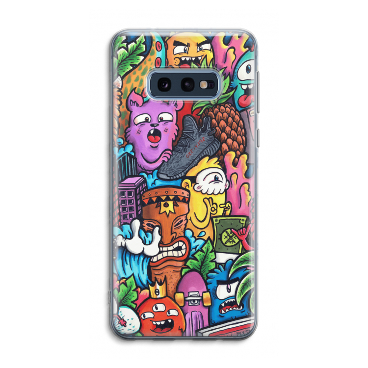 Vexx Mixtape: Samsung Galaxy S10e Transparant Hoesje