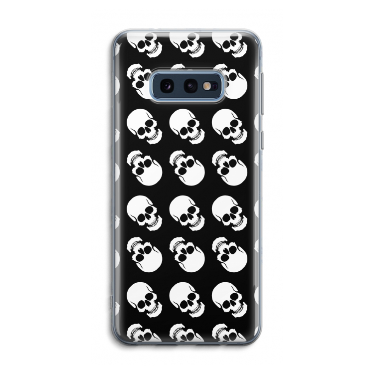 Musketon Skulls: Samsung Galaxy S10e Transparant Hoesje