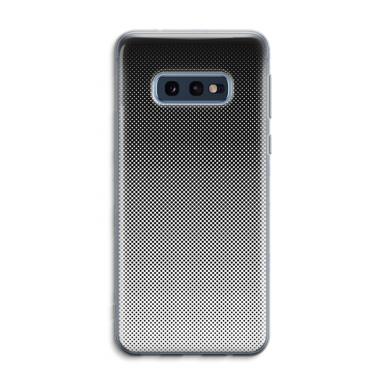 Musketon Halftone: Samsung Galaxy S10e Transparant Hoesje