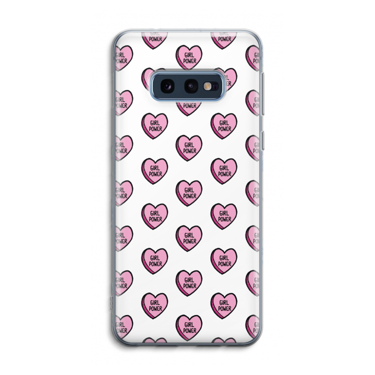 GIRL POWER: Samsung Galaxy S10e Transparant Hoesje