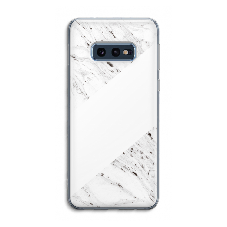 Biggest stripe: Samsung Galaxy S10e Transparant Hoesje