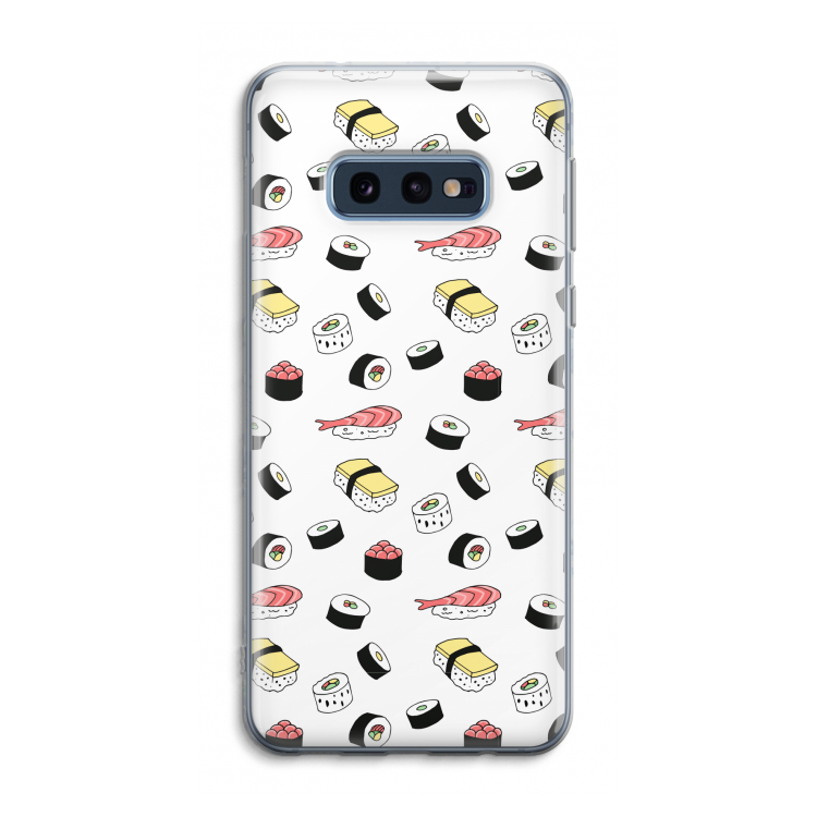 Sushi time: Samsung Galaxy S10e Transparant Hoesje
