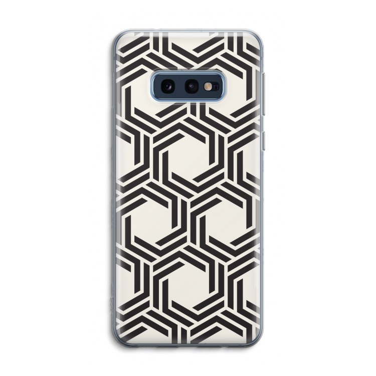Geometrisch patroon: Samsung Galaxy S10e Transparant Hoesje