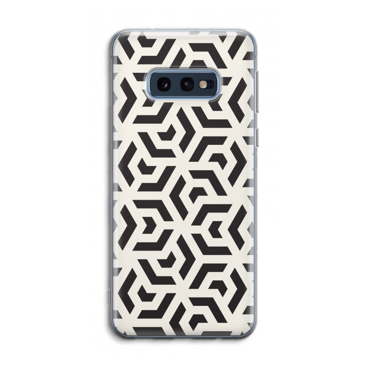 Crazy pattern: Samsung Galaxy S10e Transparant Hoesje
