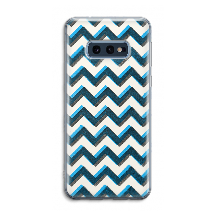 Onderbroken lijn: Samsung Galaxy S10e Transparant Hoesje