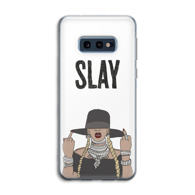 Slay All Day: Samsung Galaxy S10e Transparant Hoesje