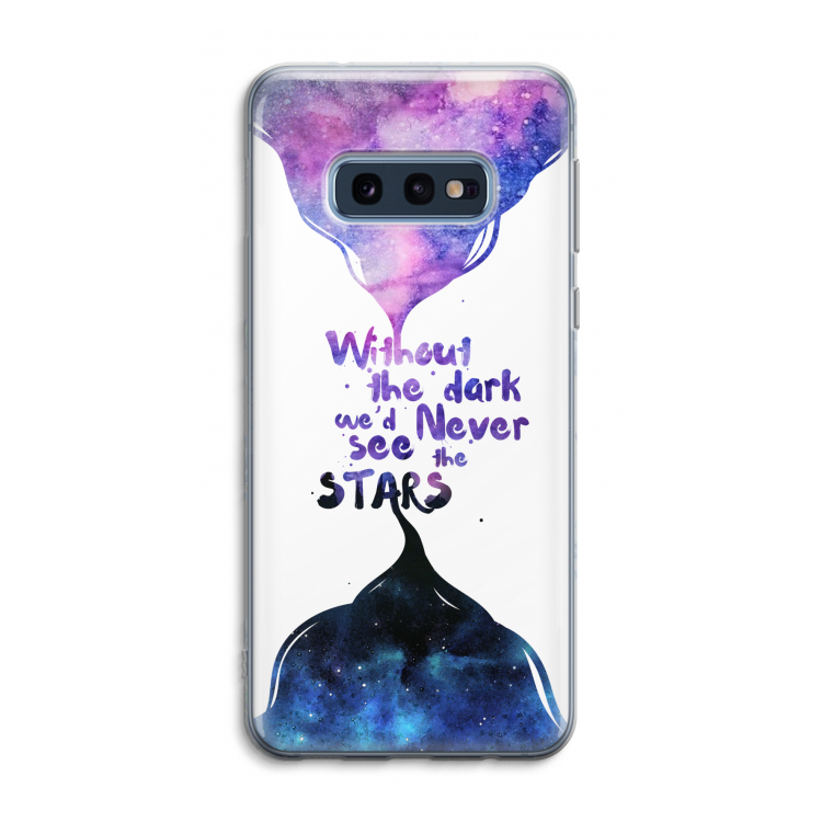 Stars quote: Samsung Galaxy S10e Transparant Hoesje