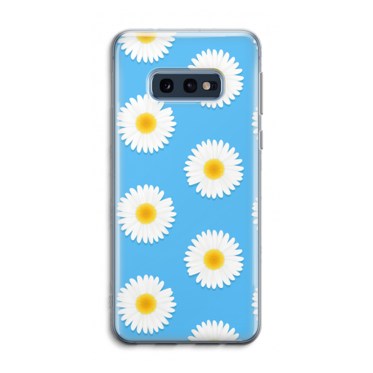 Margrietjes: Samsung Galaxy S10e Transparant Hoesje