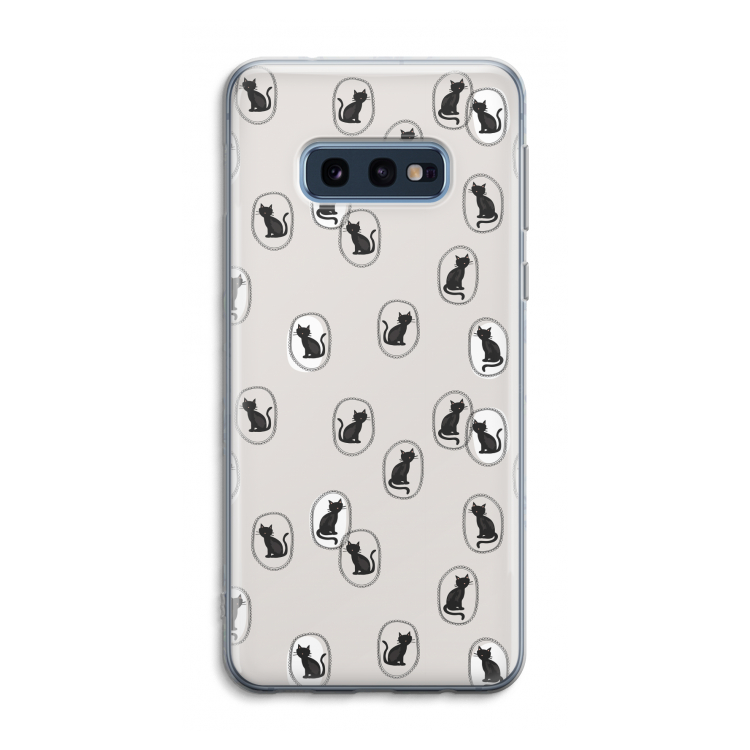 Miauw: Samsung Galaxy S10e Transparant Hoesje
