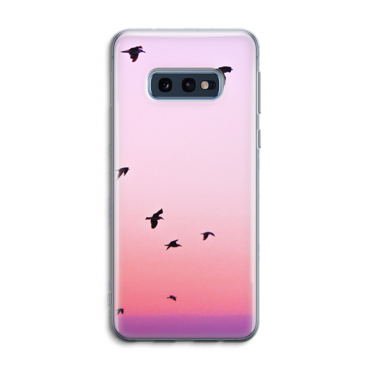 Fly away: Samsung Galaxy S10e Transparant Hoesje