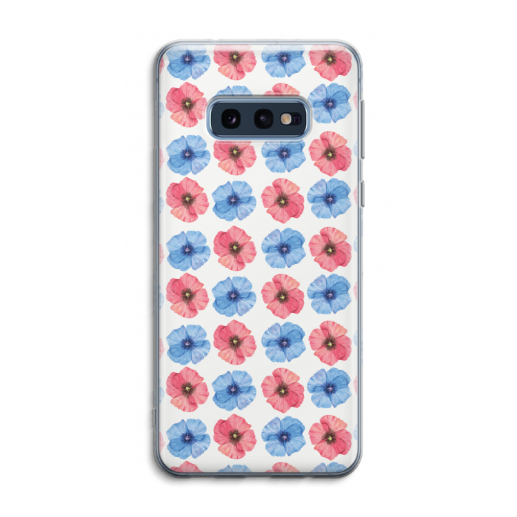 Klaproosjes: Samsung Galaxy S10e Transparant Hoesje