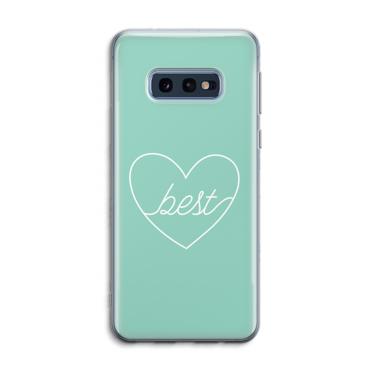 Best heart pastel: Samsung Galaxy S10e Transparant Hoesje