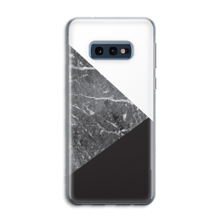 Combinatie marmer: Samsung Galaxy S10e Transparant Hoesje