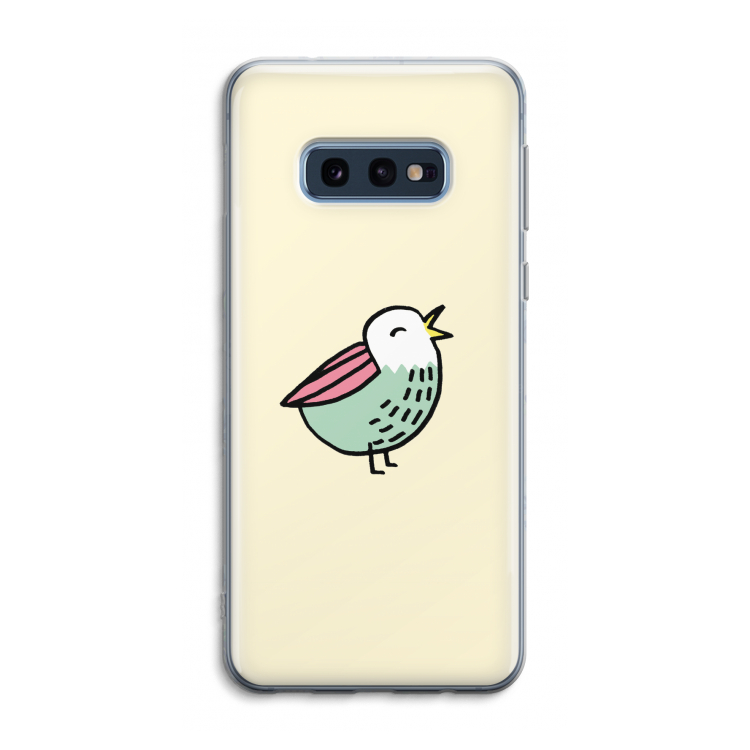 Birdy: Samsung Galaxy S10e Transparant Hoesje