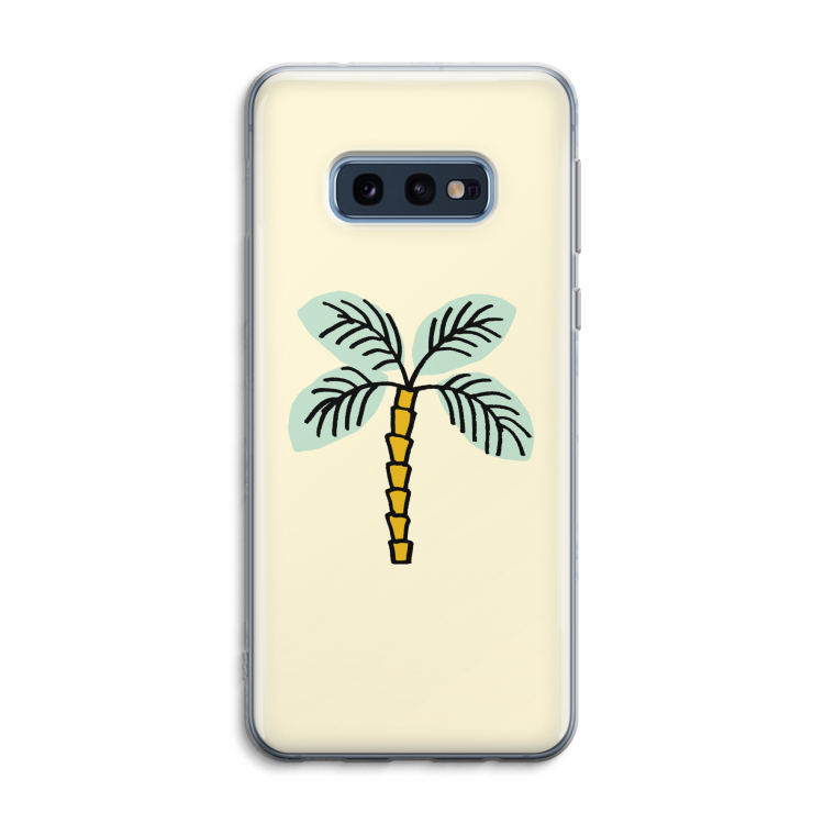 Palmboom: Samsung Galaxy S10e Transparant Hoesje
