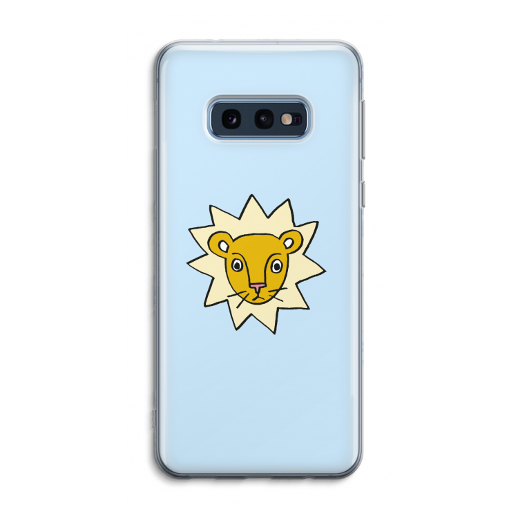 Kleine leeuw: Samsung Galaxy S10e Transparant Hoesje