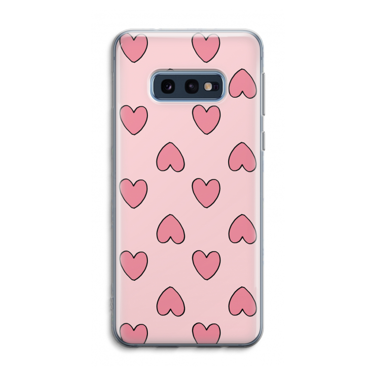 Ondersteboven verliefd: Samsung Galaxy S10e Transparant Hoesje