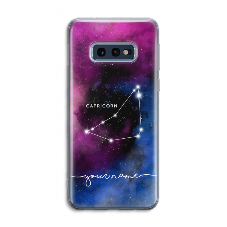 Sterrenbeeld - Donker: Samsung Galaxy S10e Transparant Hoesje
