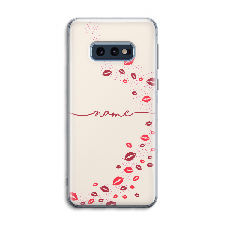 Kusjes: Samsung Galaxy S10e Transparant Hoesje