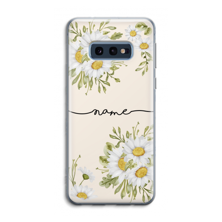 Daisies: Samsung Galaxy S10e Transparant Hoesje