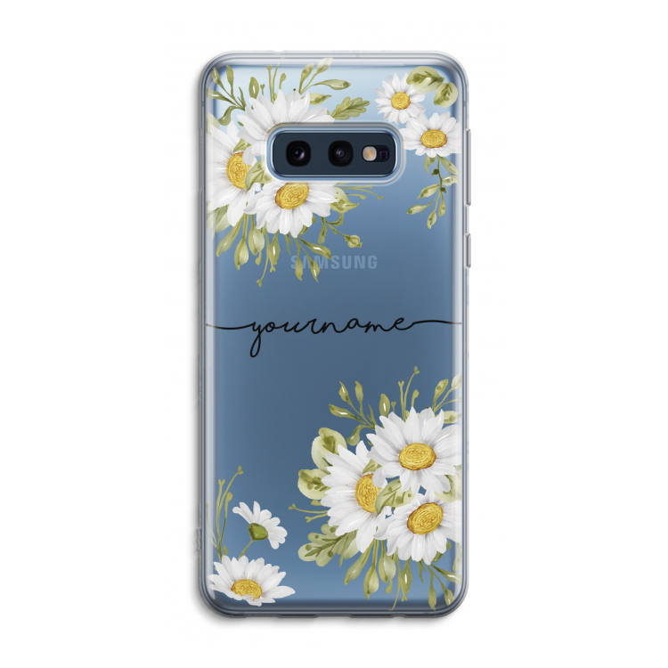 Daisies: Samsung Galaxy S10e Transparant Hoesje