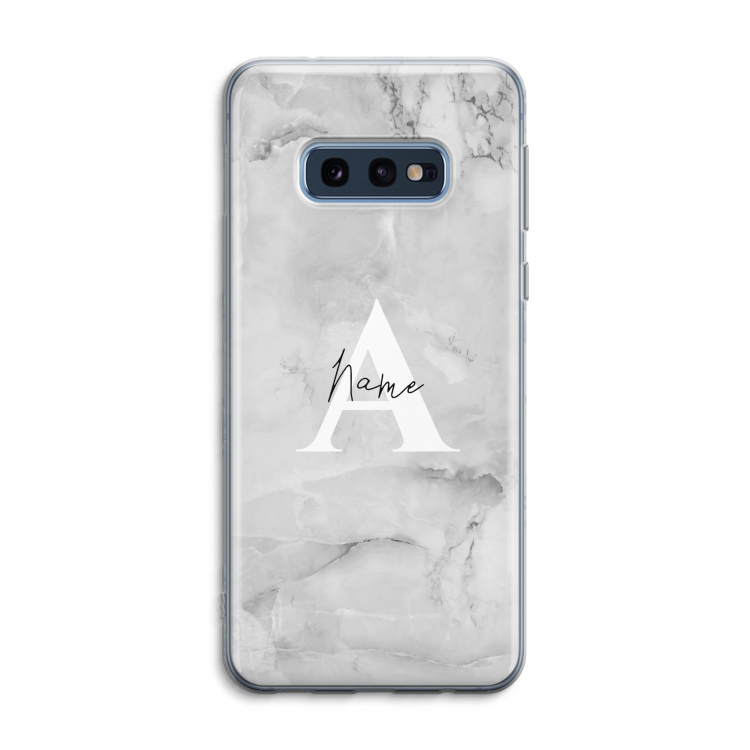 Ivory Marble: Samsung Galaxy S10e Transparant Hoesje