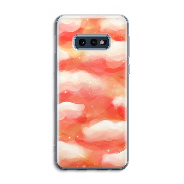 Lichte Wolken: Samsung Galaxy S10e Transparant Hoesje