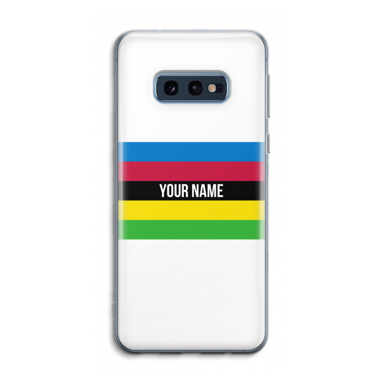 WK Wielrennen: Samsung Galaxy S10e Transparant Hoesje