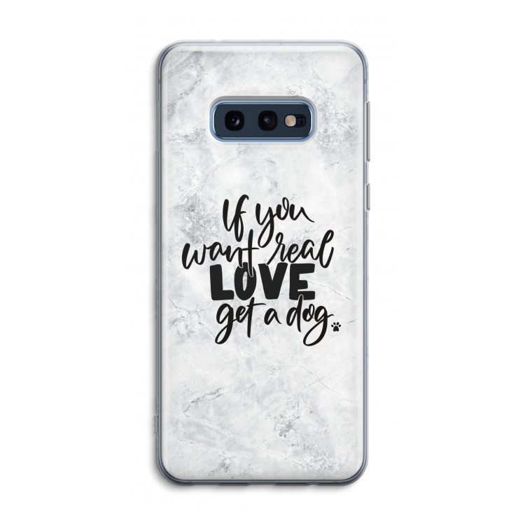 Partner in crime: Samsung Galaxy S10e Transparant Hoesje
