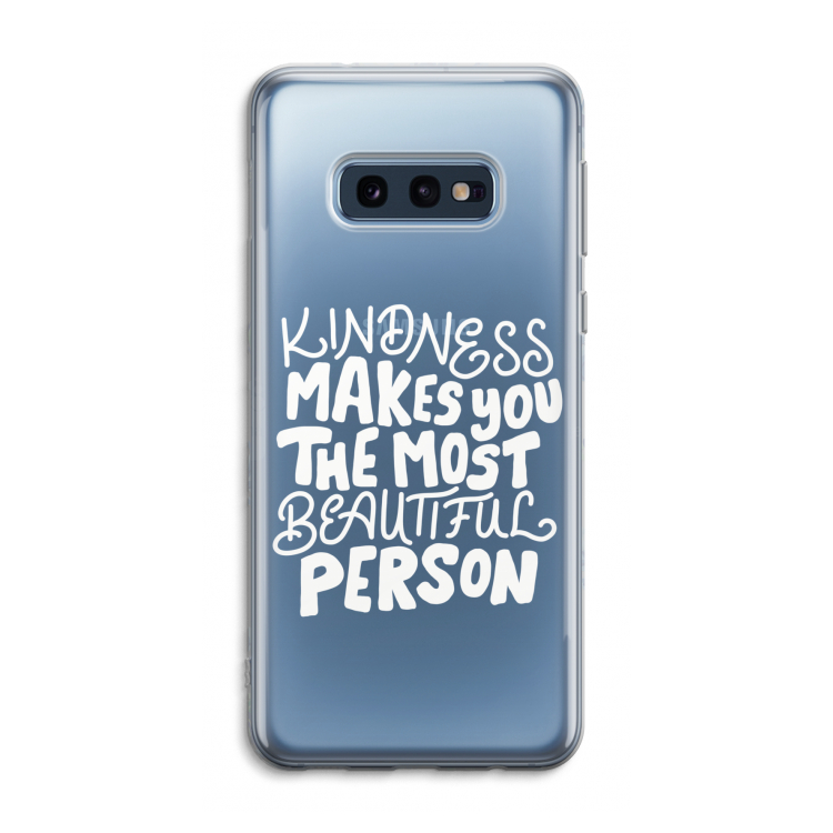 The prettiest: Samsung Galaxy S10e Transparant Hoesje