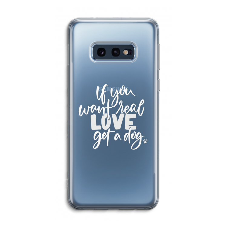 Partner in crime: Samsung Galaxy S10e Transparant Hoesje