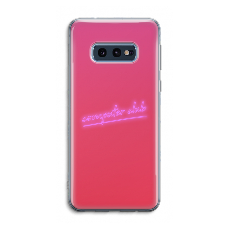 Vice Glow: Samsung Galaxy S10e Transparant Hoesje