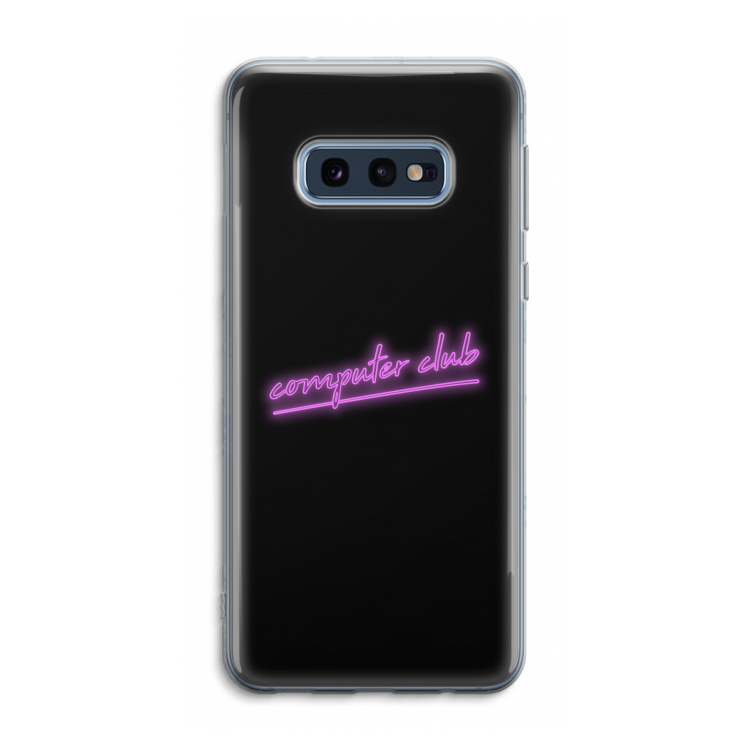 Vice Black: Samsung Galaxy S10e Transparant Hoesje
