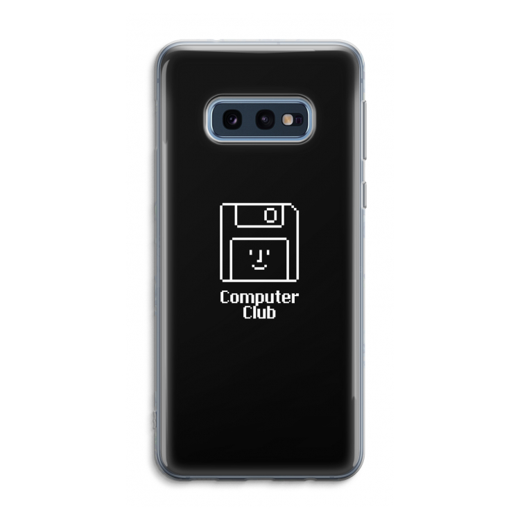 Hello: Samsung Galaxy S10e Transparant Hoesje