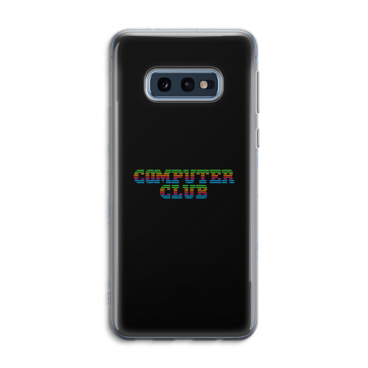 Retro: Samsung Galaxy S10e Transparant Hoesje