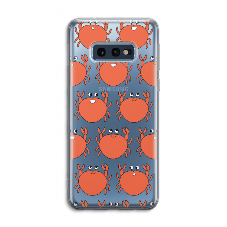 Krab: Samsung Galaxy S10e Transparant Hoesje