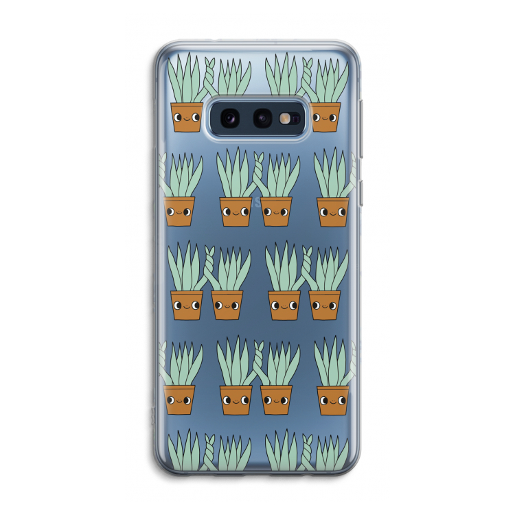 Sansevieria: Samsung Galaxy S10e Transparant Hoesje