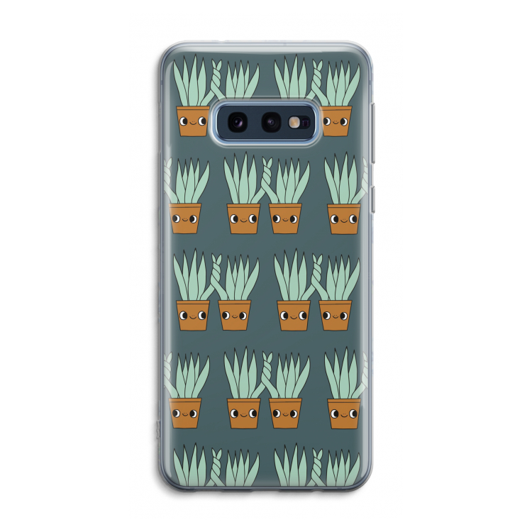 Sansevieria: Samsung Galaxy S10e Transparant Hoesje