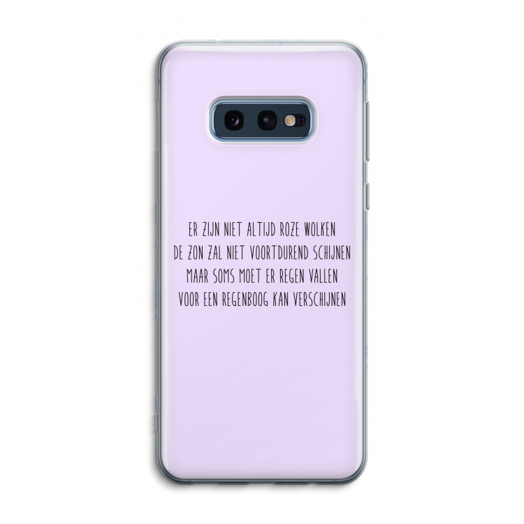 Regenboog: Samsung Galaxy S10e Transparant Hoesje