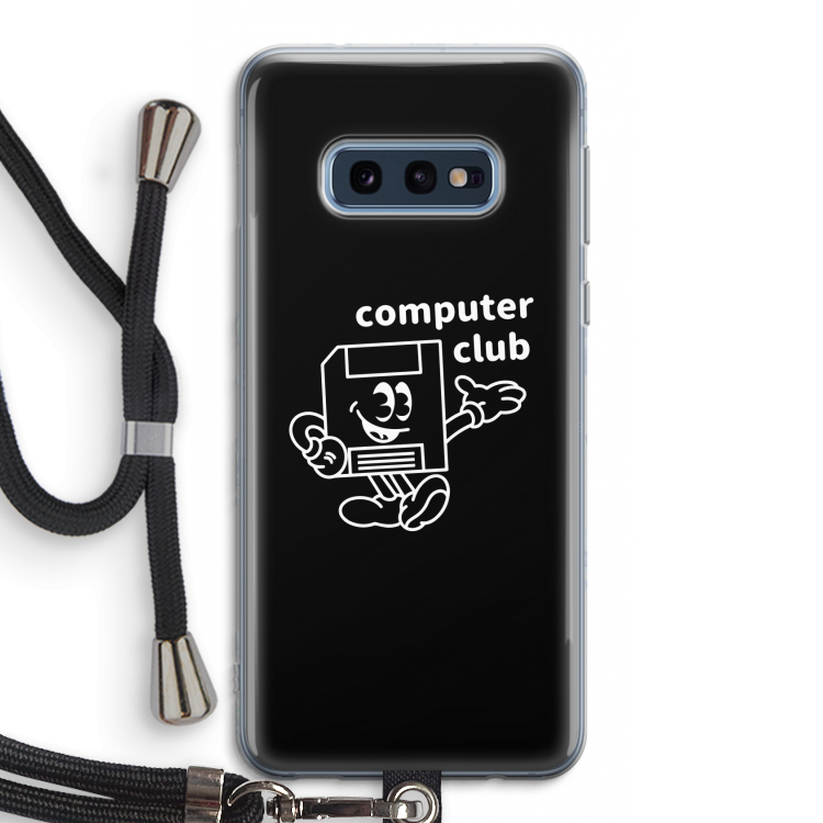 Floppyhead: Samsung Galaxy S10e Transparant Hoesje met koord