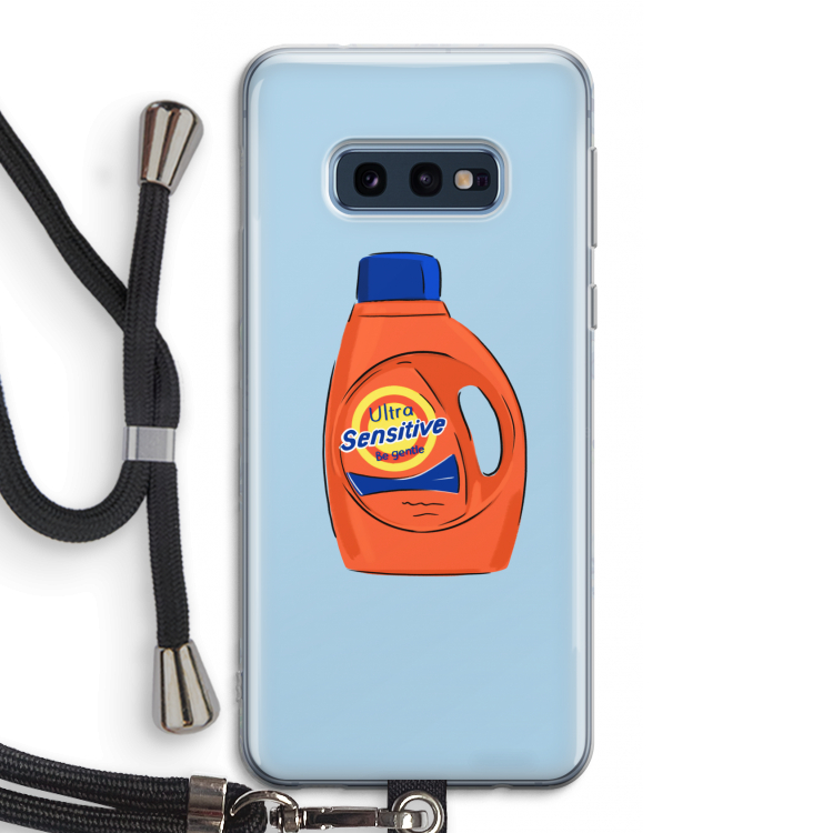 Ultra Sensitive: Samsung Galaxy S10e Transparant Hoesje met koord