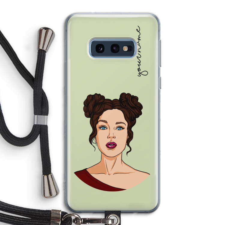 Pop-Art Creator: Samsung Galaxy S10e Transparant Hoesje met koord