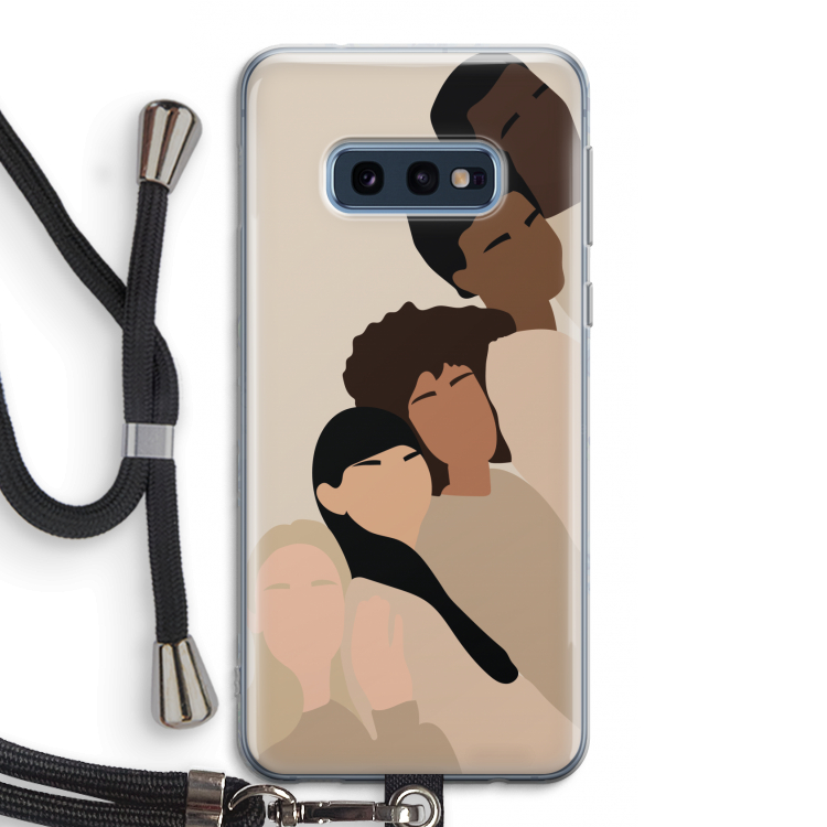 Sweet creatures: Samsung Galaxy S10e Transparant Hoesje met koord