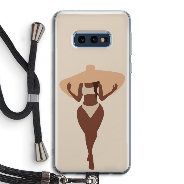 Let's get salty: Samsung Galaxy S10e Transparant Hoesje met koord