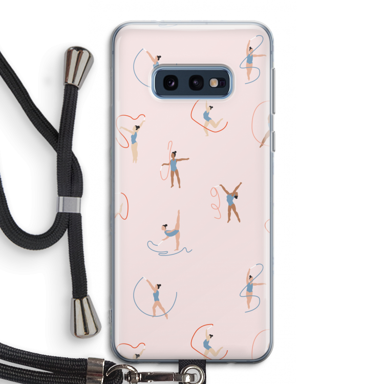 Dancing #3: Samsung Galaxy S10e Transparant Hoesje met koord