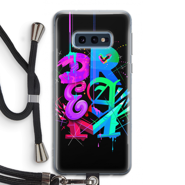 Dream: Samsung Galaxy S10e Transparant Hoesje met koord
